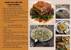 Khóa học NẤU ĂN CÂN BẰNG 7 buổi