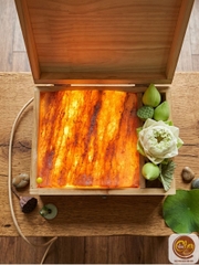 Đèn đá muối ủ chân (cong)