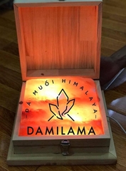 Đèn đá muối ủ chân (cong)