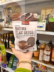 Hạt lanh nâu hữu cơ CLavie 200g