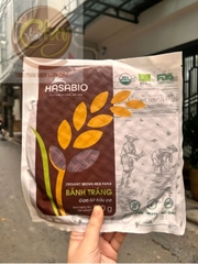 Bánh tráng gạo lứt hữu cơ Hasa Bio 200g