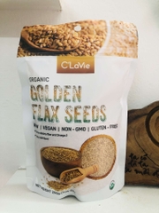 Hạt lanh vàng hữu cơ Clavie 200g