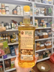 Dầu lạc ép lạnh chai 1 lit