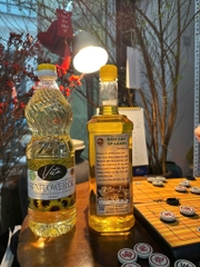 Dầu lạc ép lạnh chai 1 lit