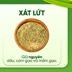 Gạo lứt ST25 hữu cơ ruộng rươi túi 3kg