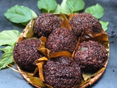 Sét 5 bánh khúc nếp cẩm Vườn Chay