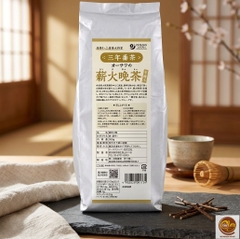 TRÀ SENNA BANCHA LÁ CÀNH HỮU CƠ OHSAWA JAPAN (túi mầu bạc- trà đêm sao củi) 300G