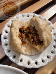 Bánh bao có nhân hữu cơ nguyên cám lên men tự nhiên set 6 chiếc