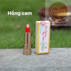 Son thảo mộc màu hồng cam không chì