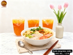 Nước dùng bún, miến, phở, lẩu,... 1,2 lit