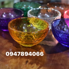 Sét 7 chén lưu ly pha lê