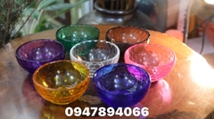 Sét 7 chén lưu ly pha lê