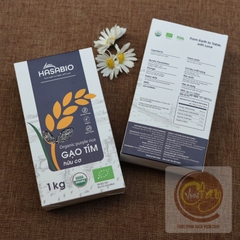 Gạo lứt tím hữu cơ Hasa Bio 1kg