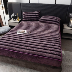 Bộ Chăn Ga Gối Nỉ Lông Chồn