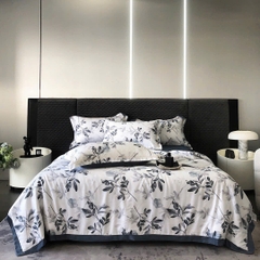 Bộ Chăn Ga Gối Hè Lụa Thái – Mát Lạnh Tự Nhiên, Mềm Mịn Chuẩn Cao Cấp