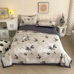 Bộ Chăn Ga Gối Hè Lụa Thái – Mát Lạnh Tự Nhiên, Mềm Mịn Chuẩn Cao Cấp