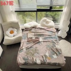 Chăn Siêu Tuyết Học Sinh 2kg, 1,5m x 2m – Nhẹ, Ấm, Màu Hot Sẵn Hàng