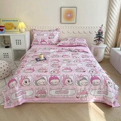 Bộ Chăn Ga Gối Hè Lụa Thái – Mát Lạnh Tự Nhiên, Mềm Mịn Chuẩn Cao Cấp