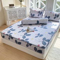 Bộ Ga Gối Cotton Đũi Trần Bông (BST 2)