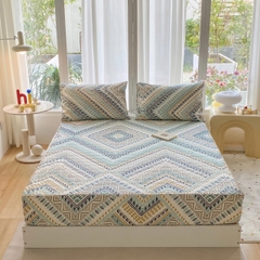 Bộ ga gối Cotton Organic trần bông