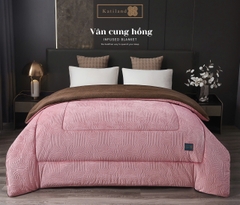 Chăn Lông Thỏ Mặt A Nhung Tuyết 4KG – Mềm Mịn, Giữ Ấm Tuyệt Vời Cho Mùa Đông