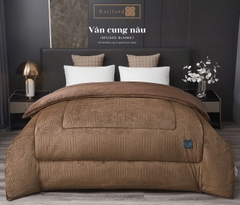 Chăn Lông Thỏ Mặt A Nhung Tuyết 4KG – Mềm Mịn, Giữ Ấm Tuyệt Vời Cho Mùa Đông