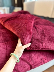 Chăn Lông Thỏ Mặt A Nhung Tuyết 4KG – Mềm Mịn, Giữ Ấm Tuyệt Vời Cho Mùa Đông