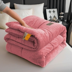 Chăn Lông Thỏ Mặt A Nhung Tuyết 4KG – Mềm Mịn, Giữ Ấm Tuyệt Vời Cho Mùa Đông