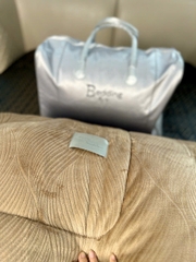 Chăn Lông Thỏ Mặt A Nhung Tuyết 4KG – Mềm Mịn, Giữ Ấm Tuyệt Vời Cho Mùa Đông