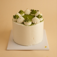 Bánh Sinh Nhật Tiramisu Matcha Lá dứa 16cm