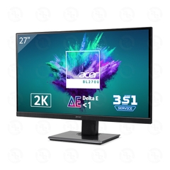 Màn hình máy tính Acer BL270U, 27"2K (16:9), 2560x1440@75 Hz, 4ms, 350 nits, 100M:1, 2xHDMI, 1xDP, SPK Audio out, 3Y WTY_UM.HB0SV.001