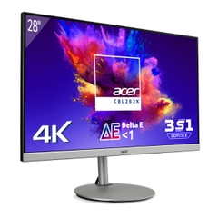 Màn hình máy tính Acer CBL282K 28"UHD, 3840x2160@60Hz, IPS, 4ms, 300 nits, 100M:1, 178° (H), 178° (V), 2xHDMI + Displayport, 2xSPK, Audio out, 3Y WTY_UM.PB2SV.001