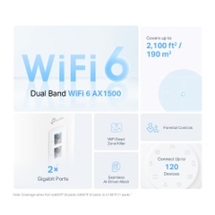 Thiết bị thu phát vô tuyến băng tần 2,4/5 GHz, TPLINK, Deco X10(2-pack)