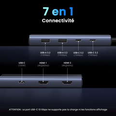 Hub Type-C Ugreen Đa Năng 11 in 1, 7 in 1, 6 in 1 Xuất Hình 4K Sạc PD 100W Gigabit RJ45