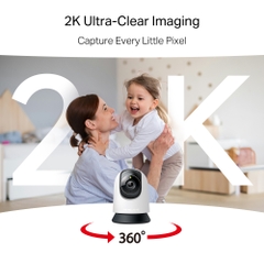 Camera an ninh Wi-Fi xoay ngang/dọc trong nhà Mercusys MC210