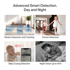 Camera an ninh Wi-Fi xoay ngang/dọc trong nhà Mercusys MC210
