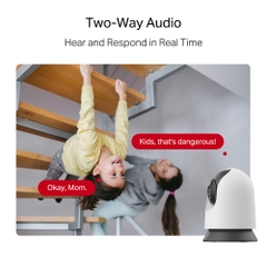 Camera an ninh Wi-Fi xoay ngang/dọc trong nhà Mercusys MC210