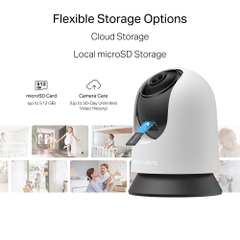 Camera an ninh Wi-Fi xoay ngang/dọc trong nhà Mercusys MC210
