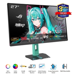 Màn hình Asus ROG Strix XG27ACMEG-G Hatsune Miku Edition 27" Fast IPS 2K 260Hz chuyên game