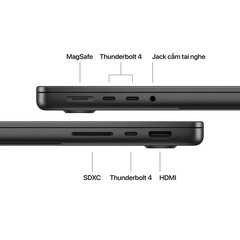 APPLE MACBOOK PRO 14 M5 10 CPU - 10 GPU 32GB 512GB 2025 ĐEN (Z1KH0004W)