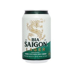 (800) Lon 330ml Bia Sài Gòn Lager