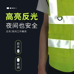 Áo vest an toàn phản quang vest giao thông công trường xây dựng