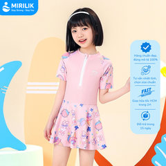 Đầm bơi GALAXY 2 lớp cho bé gái size đại từ 15 - 45Kg hiệu Yuke Mirilik