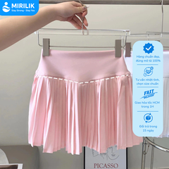 Chân Váy Tennis Pickleball Xếp Ly Nữ Có Quần Túi Trong Thể Thao Chống Sốc Mirilik House