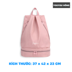 Balo đựng đồ bơi cho bé có 2 ngăn khô ướt Túi đi bơi đi biển có ngăn đựng giầy riêng, balo đi bơi