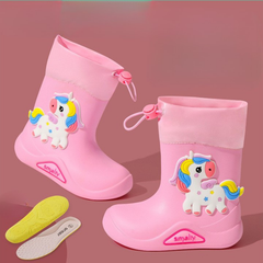 Ủng đi mưa cho trẻ em Bọc đi mưa cho bé, Giày đi mưa chống trơn trượt kiểu dáng dễ thương cho bé trai bé gái Mirilik House