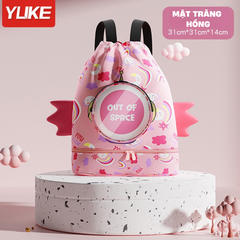 Balo đựng đồ bơi cho bé có 2 ngăn khô ướt Túi đi bơi đi biển có ngăn đựng giầy riêng, balo đi bơi