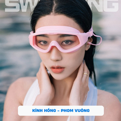 Kính bơi người lớn khung rộng dễ quan sát, chống mờ sương, chống thấm nước YOUYOU - Yuripromax