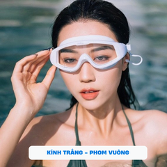 Kính bơi người lớn khung rộng dễ quan sát, chống mờ sương, chống thấm nước YOUYOU - Yuripromax