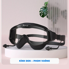 Kính bơi người lớn khung rộng dễ quan sát, chống mờ sương, chống thấm nước YOUYOU - Yuripromax